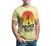 Camisetas La Colmena 2250-Miyagi Dojo (Melonseta) (FR/ES, Letras, XS, Regular, Regular, Pineapple)