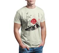 Camisetas La Colmena 4021-Walking in Japan Dragon B. (albertocubatas) (FR/ES, Letras, L, Regular, Regular, Lemon Citrus)