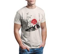 Camisetas La Colmena 4021-Walking in Japan Dragon B. (albertocubatas) (FR/ES, Letras, XL, Regular, Regular, Ivory)