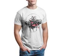 Camisetas La Colmena 5438-Orgánica Retro Robot Rojo - Estilo Japonés Vintage para Fans del Mecha (Ddjvigo)