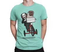 Camisetas La Colmena 6005-The Extra-Terrifying (Raffiti) (XL, Millennial Mint)