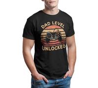 Camisetas La Colmena 9213-Dad Level Unlocked - Papá Gamer
