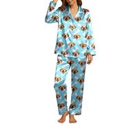 Camisetas Largas para Dormir para Al Chica Originales E Primavera Cremallera Transparentes Noche Sueños Aesthetic Chanchito Reno Noel Traje Consentidas Promocion Postparto Peludas