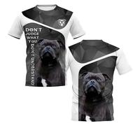 Camisetas Leonberger con diseño 3D Don't Judge Animales Mascotas Perros jerséis Camisetas Informales Ropa de Hombre