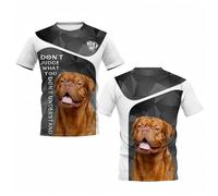 Camisetas Leonberger con diseño 3D Don't Judge Animales Mascotas Perros jerséis Camisetas Informales Ropa de Hombre