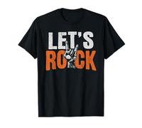 Camisetas Lets Rock On Band, rock and roll retro de los 70 Camiseta