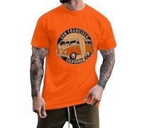 Camisetas Manga Corta Hombre Baratas Suelto Color Sólido Camisetas De Corte con Logotipo Gráfico Entallado Estilo Retro T-Shirt Sudadera Deportiva Disponible En Muchas Variantes De Color