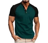 Camisetas Manga Corta Hombre,Camiseta Hombre Verano de Cuello Redondo Color Block Blusas Regular Fit Mangas Cortas T-Shirts Casual Verano Camisas Ligero Running Workout Camisetas Deporte