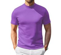Camisetas Manga Corta Hombre, Camiseta Trabajo, Verano Deporte Algodón Trekking Transpirable Men Tecnicas Ropa de Verano Hombre, Técnica Deportivas Básicas T Shirt Homem, XL