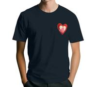 Camisetas Manga Corta Hombre Deportivas Camisetas Interiores Hombre Ropa Gym Básicas Camisas Slim Fit Primavera 2#Marina L