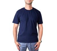 Camisetas Manga Corta Hombre en algodón 100% orgánico, Transpirables y cómodas para Pieles sensibles Uso Diario, Oficina, cenas y Viajes con Corte clásico y diseño Europeo