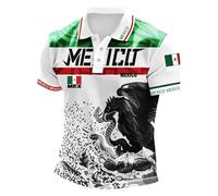 Camisetas Manga Corta Hombre Polo Casual De Punto Transpirable Y Cómodo para El Día A Día Y Actividades Al Aire Libre Top Ligero Y Versátil Que Te Brinda Un Estilo Relajado Y Una Sensación D