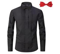 Camisetas Manga Larga Hombre Negras Manga Playera Alto Rojo Bolsillo Calidad Termica Panadera Navidad Ancha Abierto Negras Sudaderas Imperio Pádel Cuadros Baron Oxford Marrones