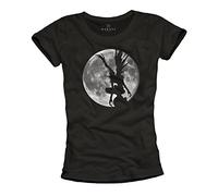 Camisetas Mujer Manga Corta - T Shirt Ryuk Shinigami Notes Death Negra L