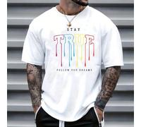Camisetas negras para hombre, colores cómodos, camiseta con diseño gráfico cruzado, ropa para hombre
