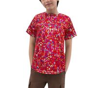 Camisetas Niño 6 Años- Camiseta Niña Manga Corta Estampado Leopardo y Lentejuelas Brillantes s 2 a 16 años Ideal Uso Diario actuaciones y Fiestas (Red 12-14Y)