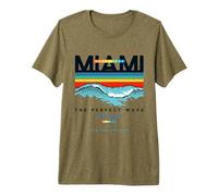 Camisetas novedosas de Miami Beach, I Love Miami Florida, Miami Camiseta Premium