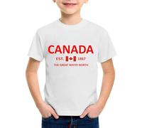 Camisetas para chicos Camiseta para niños para el día a día, excursiones informales, actividades escolares aventuras al aire libre. Manga corta con cuello redondo de 3 a 13 años., Blanco, 10-11 años