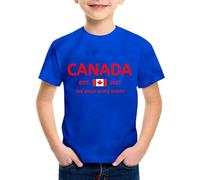 Camisetas para chicos Camiseta para niños para el día a día, excursiones informales, actividades escolares aventuras al aire libre. Manga corta con cuello redondo de 3 a 13 años., azul, 8-9 años