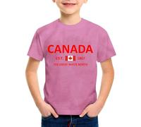 Camisetas para chicos Camiseta para niños para el día a día, excursiones informales, actividades escolares aventuras al aire libre. Manga corta con cuello redondo de 3 a 13 años., Rosa., 12-13 años