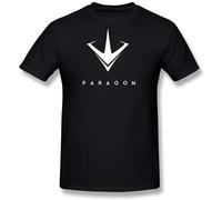 Camisetas para hombre con logotipo de Paragon Gameplay, Negro, XXL