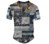 Camisetas para hombre de gran tamaño, cuello en V, camiseta de manga corta, deportiva, algodón, suelta, verano, camiseta de gimnasio, camiseta muscular, camiseta básica, ropa de calle, #3-c-armada, M