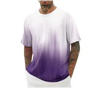 Camisetas para hombre súper suaves con tallas grandes: camisa Henley para hombre Cuello redondo Camisa de playa de color sólido Camisa informal simple camisa de ocio transpirable de manga corta camisa