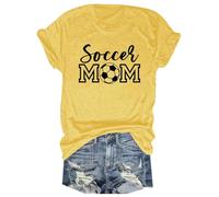 Camisetas para mamá para mujer en mi camiseta de verano, Amarillo1, 3XL