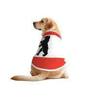 Camisetas para mascotas con la bandera de Berlín para perros, ropa para perros grandes y medianos, camisas cómodas para perros, perfectas para el uso diario