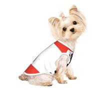 Camisetas para mascotas con la bandera de Berlín para perros, ropa suave y transpirable, fácil de poner y quitar, adecuada para mascotas pequeñas