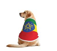 Camisetas para mascotas de la bandera de Etiopía para perros, ropa para perros grandes y medianos, camisas cómodas para perros, perfectas para el uso diario