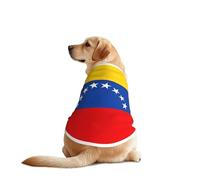 Camisetas para mascotas de la bandera de Venezuela para perros, ropa para perros grandes y medianos, camisas cómodas para perros, perfectas para el uso diario