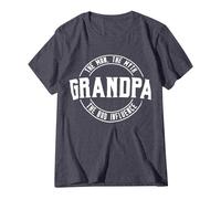Camisetas para mujer divertida camiseta de abuelo con diseño de broma para hombres como idea de regalo con humor abuelos papás camiseta roja para mujer camisetas personalizadas de gran tamaño, gris