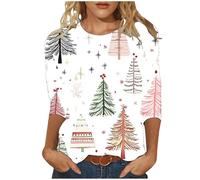 Camisetas para mujer para salir del Reino Unido, suéteres ligeros con cuello en V de punto de gran tamaño, suéter suelto para pasear y andar en bicicleta, 18 multicolor, XL