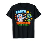 Camisetas para niños Space 'Earth is Somewhere Over There' Camiseta