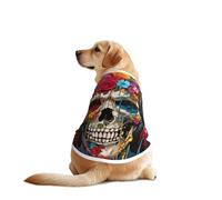 Camisetas para perros con diseño de calaveras y flores, ropa para perros grandes y medianos, cómodas camisas para perros, perfectas para el uso diario