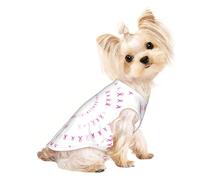 Camisetas para Perros con Mensaje de concientización sobre el cáncer de Mama (4). Ropa Transpirable para Mascotas. Camiseta para Cachorros, Gatitos y Perros p