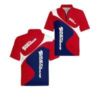 Camisetas Polo 3D De Manga Corta Hombre Corte Ajustado para F.u.r.io.u.s F.l.y F.a.s.t Cómodas Media Estilo Streetwear con Estampado Patchwork-HongLanSe||XX_l