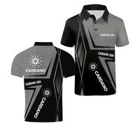 Camisetas Polo 3D Deportivas para Hombre con Estampado C.a.r.d.an.o A.D.A Ropa Cómoda Interiores Suaves Botones Manga Corta Estilo Golf-HuiSe||m