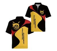 Camisetas Polo 3D Estampadas Hombre Ropa Deportiva para F.u.ll.me.t.al Al.ch.e.mi.st Golf T-Shirt Soft tee Top Clothes Fitness Half Sleeve Lightweight-HeiHuangSe||l