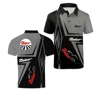Camisetas Polo 3D Hombre Botones Camiseta Interior para Z.e.to.r Ligera De Manga Corta Patchwork Golf Cómoda Top Ropa-HuiSe||s