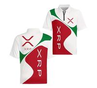 Camisetas Polo 3D Hombre Que Absorben La Humedad para Ri.PP.le X.RP Fitness Suaves con Cuello De Cremallera Y Manga Corta-BaiHongSe||m