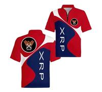 Camisetas Polo 3D Hombre Ropa Interior para Ri.PP.le X.RP Graphic Collision Color Camiseta De Manga Corta Transpirable Media Deportivas con Cuello-HongLanSe||x_l