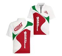 Camisetas Polo 3D Hombre Suaves Tenis F.u.r.io.u.s F.l.y F.a.s.t Camiseta Elástica De Manga Corta para Gimnasio con Cremallera Cuello-BaiHongSe||3X_l