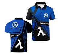 Camisetas Polo 3D para Hombre Camiseta Entrenamiento H.a..lf-L.i.fe Estampada De Manga Corta Ropa Que Absorbe La Humedad Camisetas Deportivas Patchwork-SLanSe||x_l