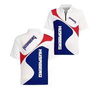 Camisetas Polo 3D para Hombre Estilo Deportivo De H-.u.s-.a.b.e.r.g Secado Rápido Manga Corta con Cremallera Suave Estampadas Media-BaiLanSe||m