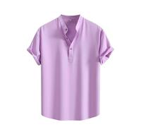 Camisetas polo de manga corta para hombre, de verano, ajuste regular, con botones, cuello con bandas, camisetas de negocios, camisa de trabajo formal, casual, cómoda, para vacaciones, playa, ocio