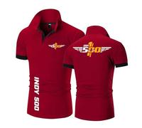 Camisetas Polo De Rugby Hombre Interior Corta para In.di.an.Ap.OL.is 500 Camiseta Transpirable Manga con Estampado Gráfico Entrenamiento Lisa Botones-JHonSe||XX_l