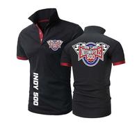 Camisetas Polo Hombre Que Absorben La Humedad Ropa Deportiva para Lin.di.an.Ap.OL.is 500 Deportivas Suaves De Manga Corta con Botones Y Cuello-HeiHongSe||4X_l