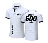 Camisetas Polo Ligeras De Manga Corta Hombre para In.di.an.Ap.OL.is 500 Camiseta Interior Suave Collision Color Cuello Cómoda Botones-BaiSe||s